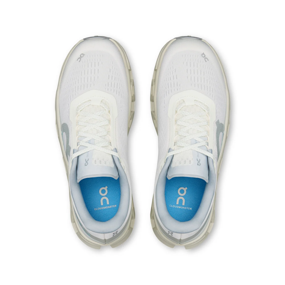 On Cloudmonster 1 - Ivory | Glacier CloudTec® cushioning system engineered for all-day wear