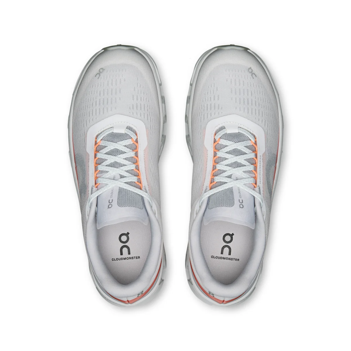 On Cloudmonster 1 - White | Glacier CloudTec® cushioning system engineered for all-day wear