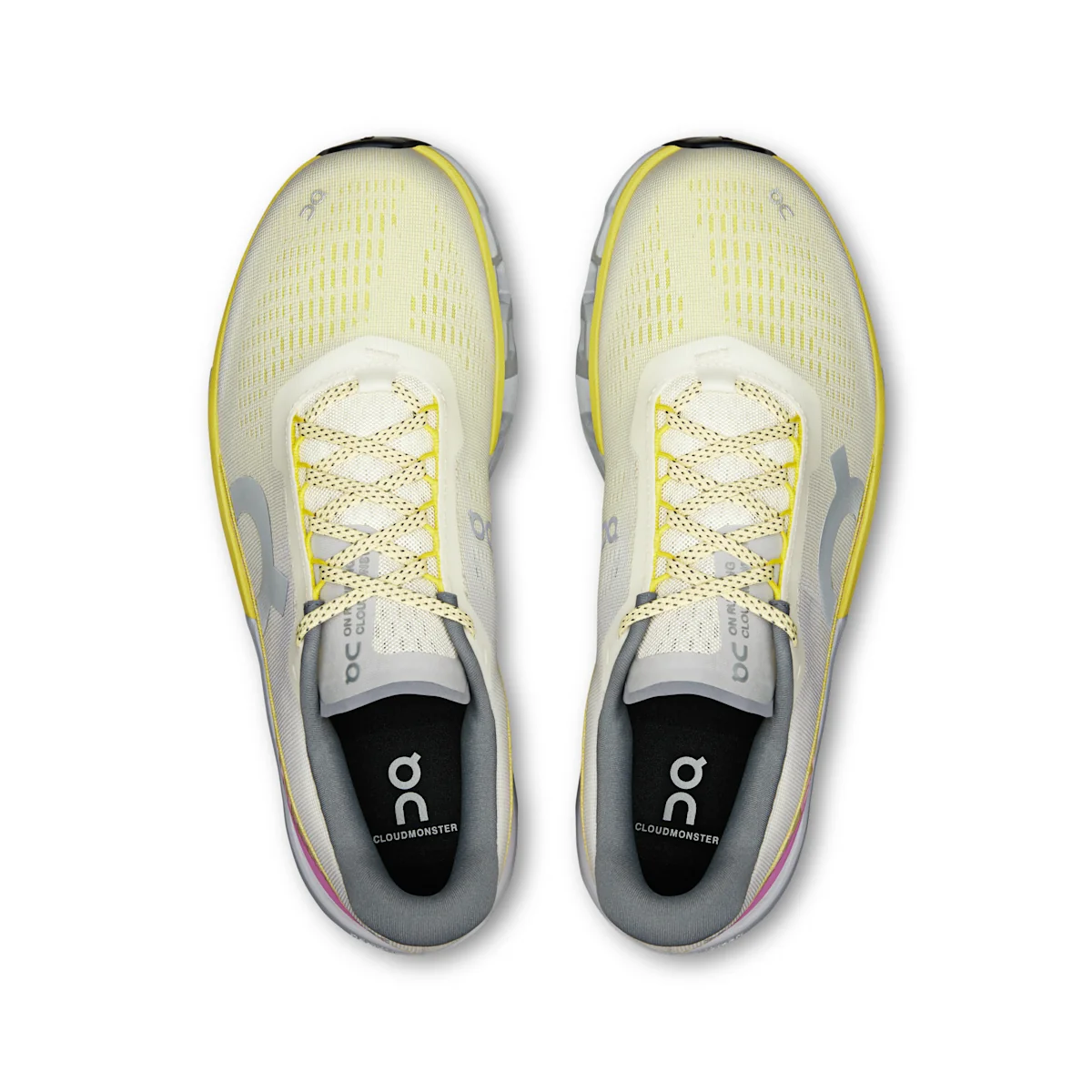 On Cloudmonster 2 - Ivoire | Citron vert Limited-edition shoe made with Taiwanese INVINCIBLE