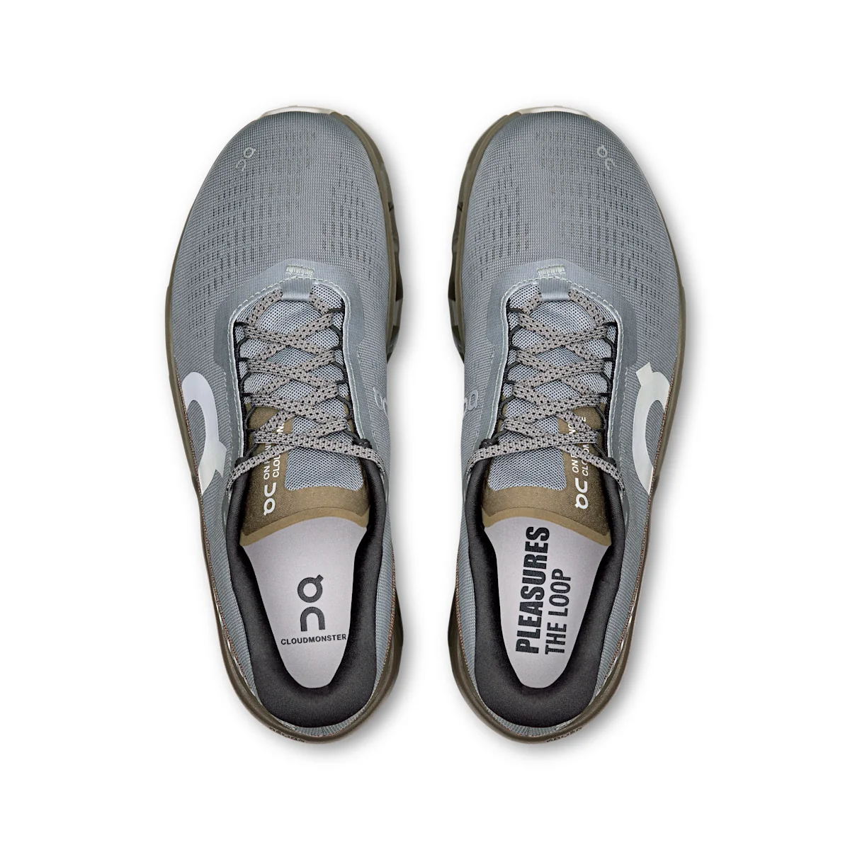 On Cloudmonster 2 - Mist | Olive Limited-edition shoe made with Taiwanese INVINCIBLE