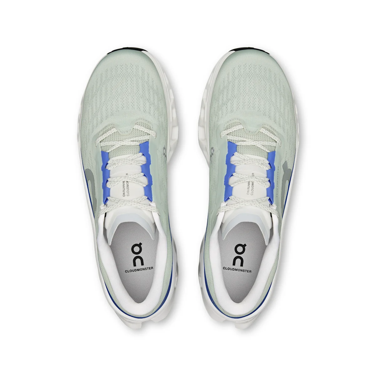 On Cloudmonster 3 - Iceberg | Marfim CloudTec® cushioning system engineered for responsive runs