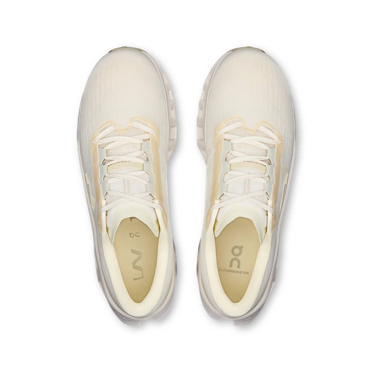 On Cloudmonster 3 - Ivory | Ray CloudTec® cushioning system engineered for responsive runs