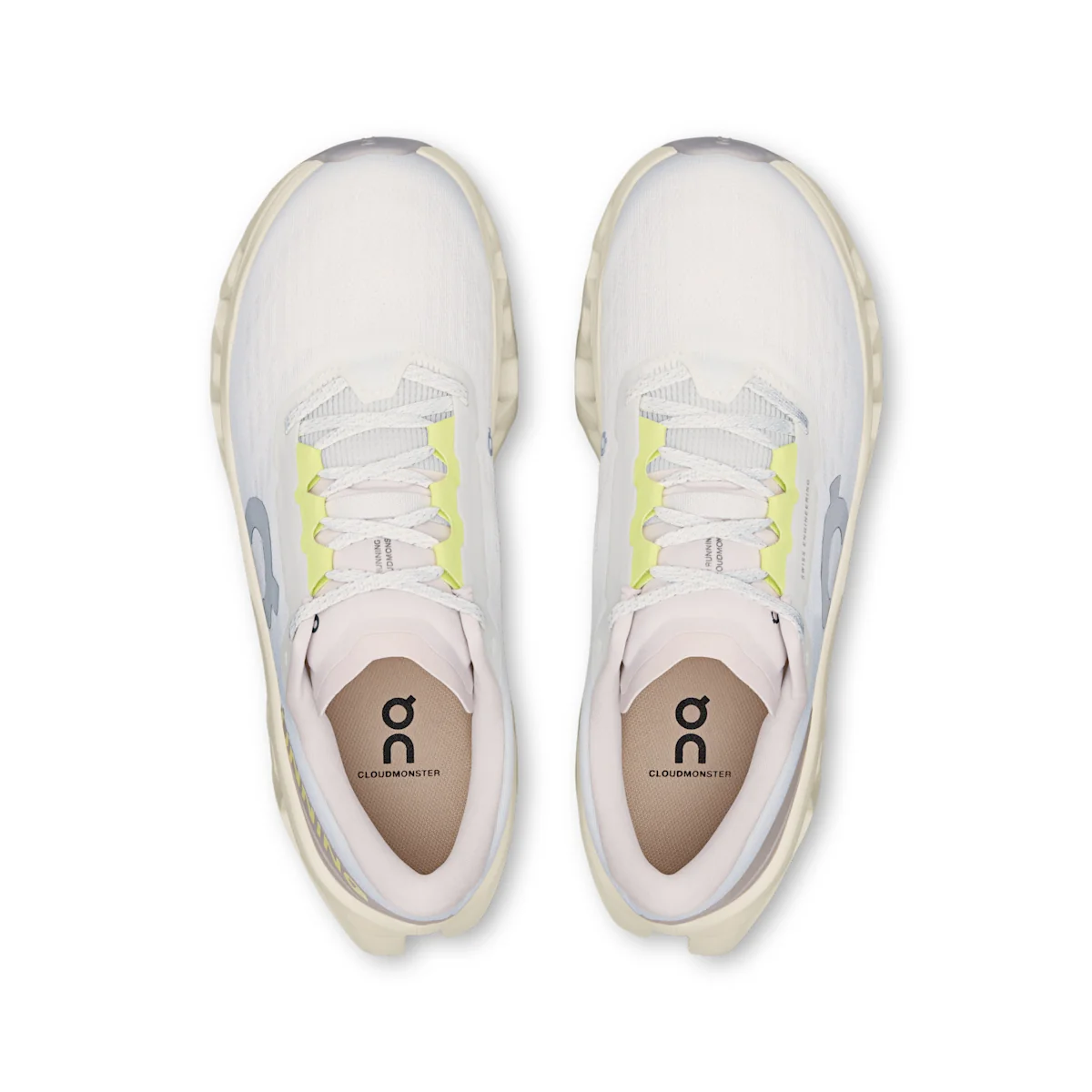 On Cloudmonster 3 - Avorio | Seedling CloudTec® cushioning system engineered for responsive runs