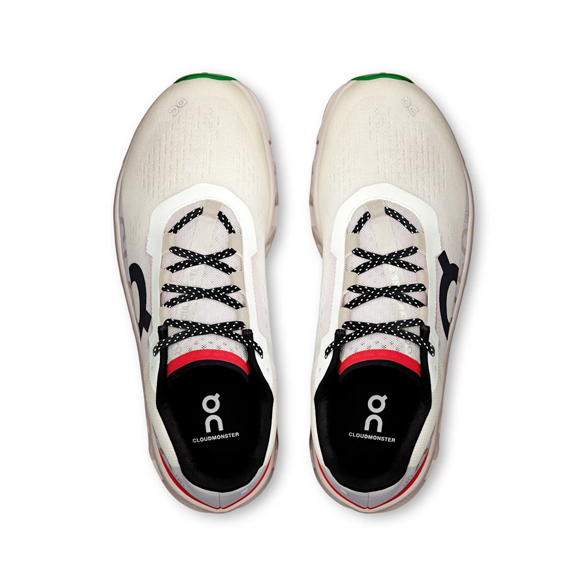 On Cloudmonster 61 - Avorio | Perla Max-cushioned running shoes for noticeable spring and rebound