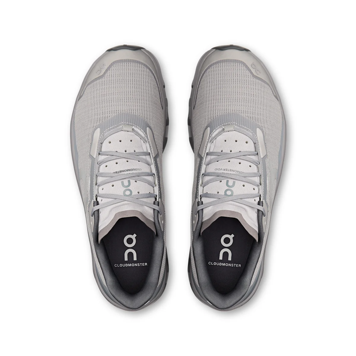 On Cloudmonster Void - Alloy | Glacier Same iconic cushioning as the Cloudmonster