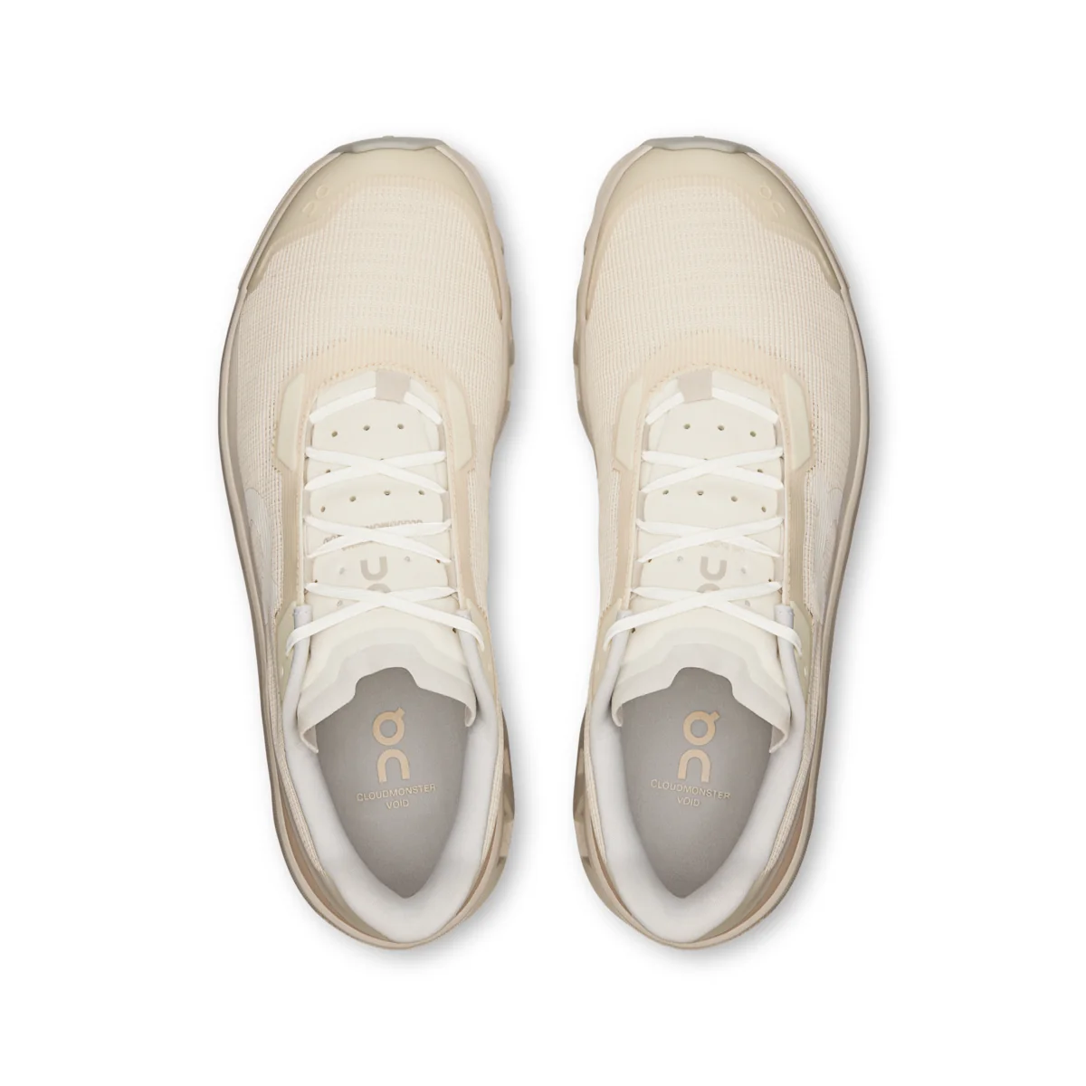 On Cloudmonster Void - Dew | Truffle Same iconic cushioning as the Cloudmonster
