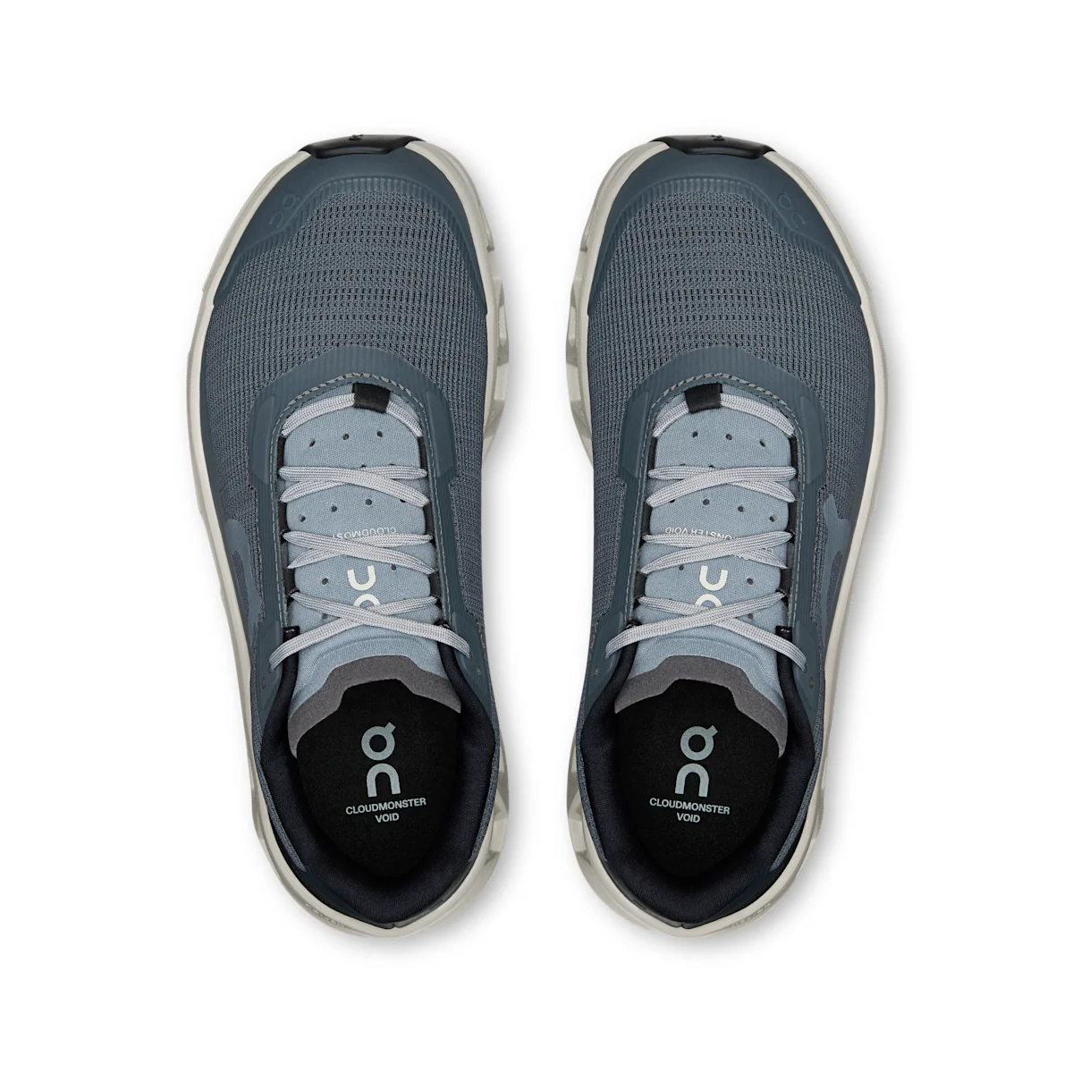 On Cloudmonster Void - Stone | Glacier Same iconic cushioning as the Cloudmonster